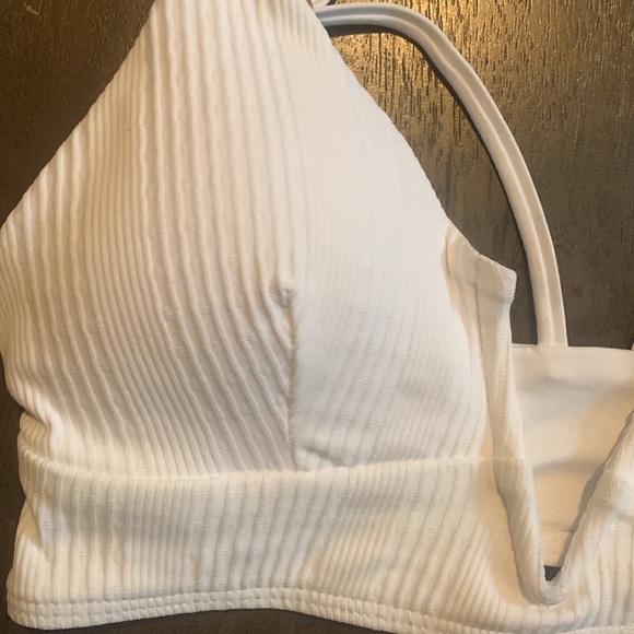 NWT L*Space Women's Siren Bikini Top White - Picture 6 of 16